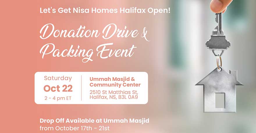 Nisa Homes Halifax Donation Drive and Packing Event