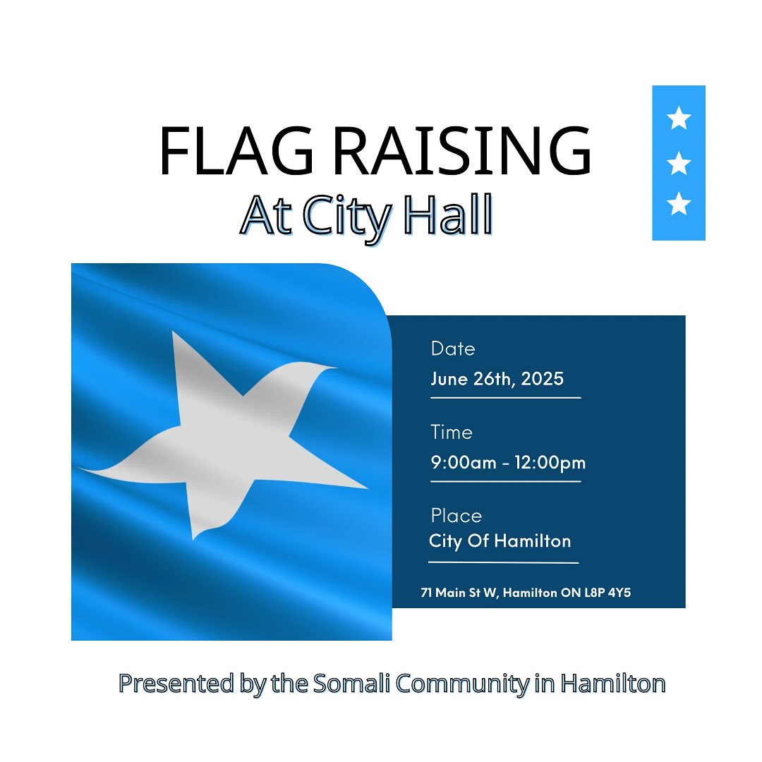 City of Hamilton Somali Flag Raising