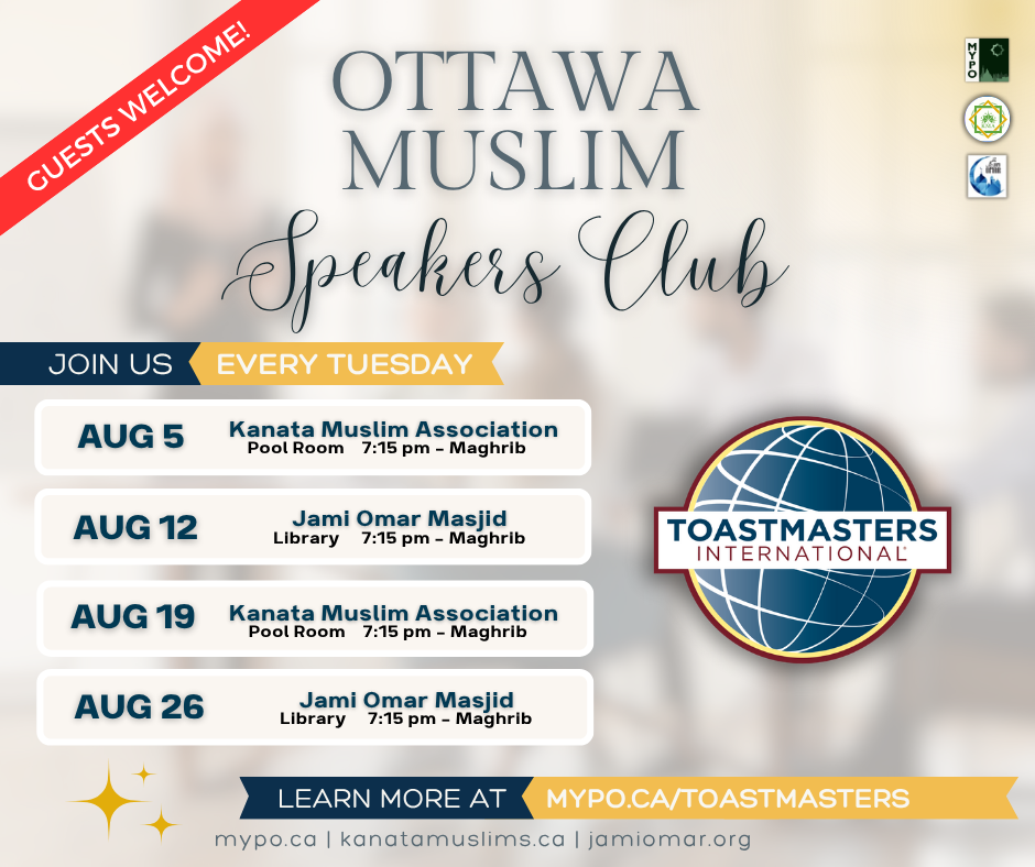 Ottawa Muslim Speakers Club (Toasmaters) 