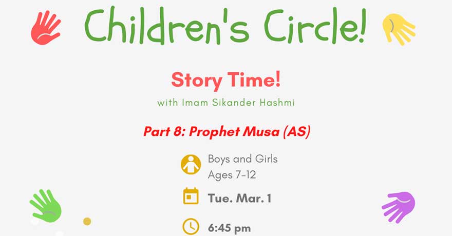 Kanata Muslim Association Children’s Circle Story Time
