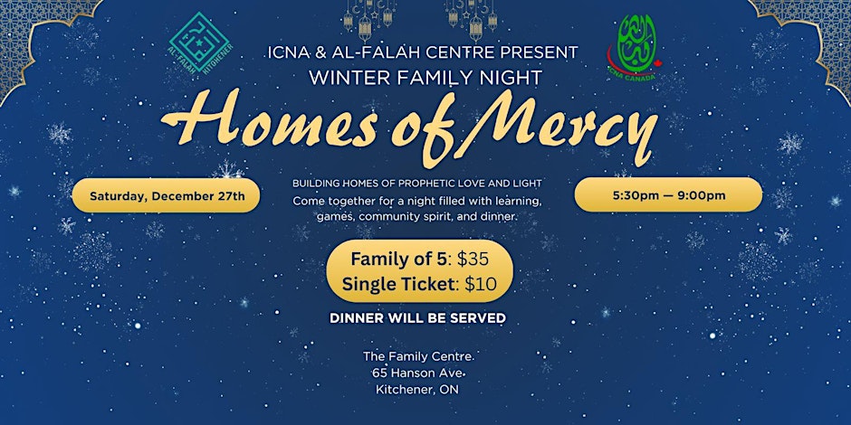 ICNA & Al Falah Centre Presents Winter Family Night