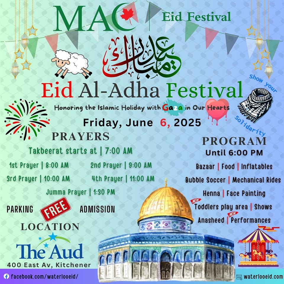 MAC Kitchener Eid al Adha Prayer and Festival