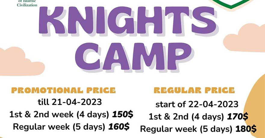 Canadian Institute of Islamic Civilization (CIIC) The Knights Camp Summer Camp Registration