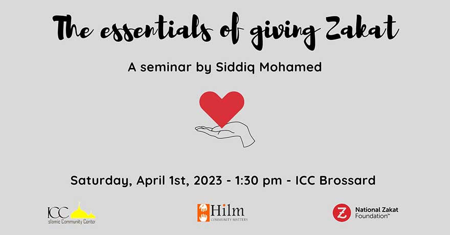 Islamic Community Center (ICC) Essentials of Giving Zakat