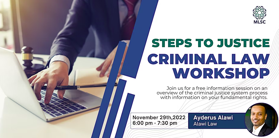 Muslim Legal Support Centre's Steps to Justice: Criminal Law Seminar