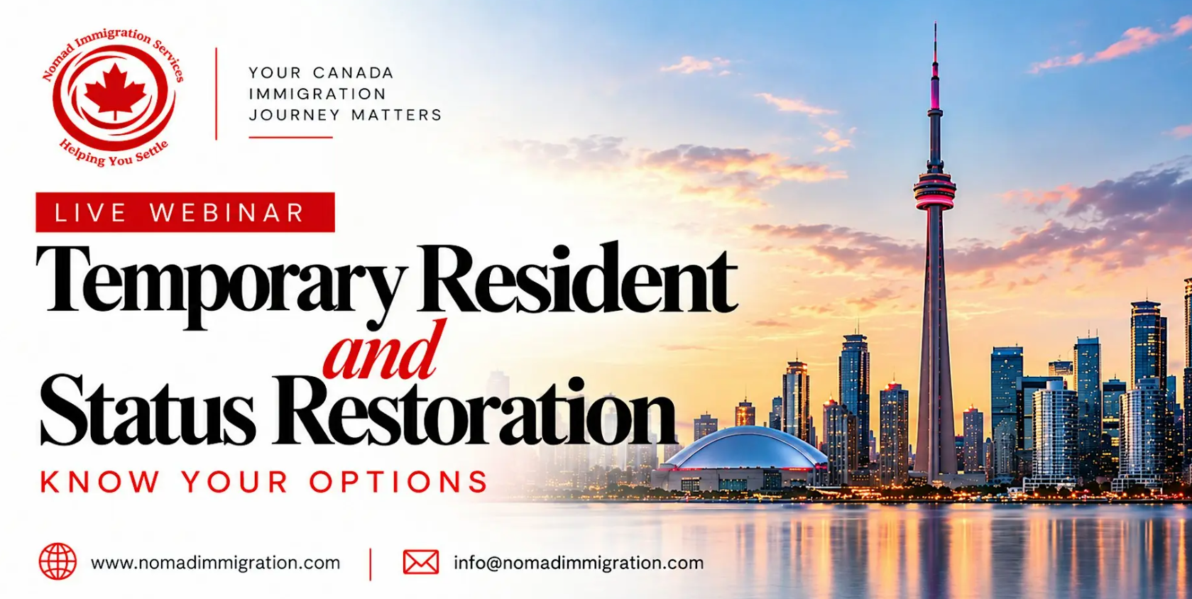 Nomad Immigration Temporary Resident & Status Restoration