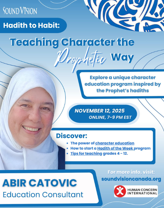 Sound Vision Hadith to Habit Teaching Character The Prophetic Way