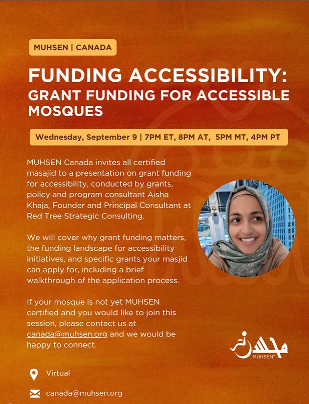 Muhsen Funding Accessibility: Grant Funding for Accessible Mosques