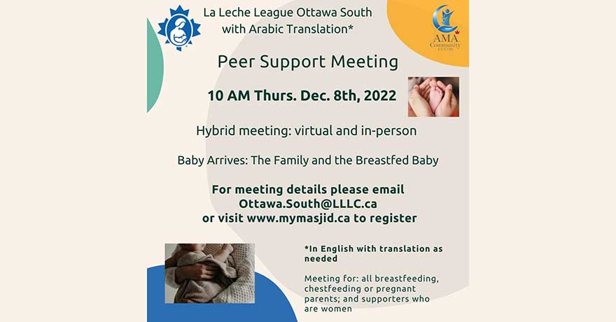 Assunnah Muslim Association (AMA) La Leche Peer Support Meeting for Breastfeeding Mothers