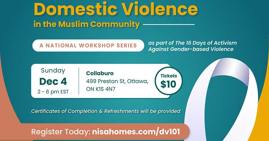 Nisa Homes Domestic Violence in the Muslim Community - Ottawa
