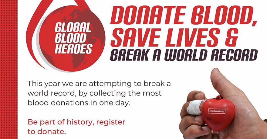 Who is Hussain? Ottawa Chapter Global Blood Heroes Blood Drive