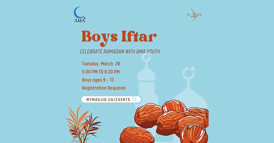 Assunnah Muslim Association Boys Iftar (Ages 9 to 13)