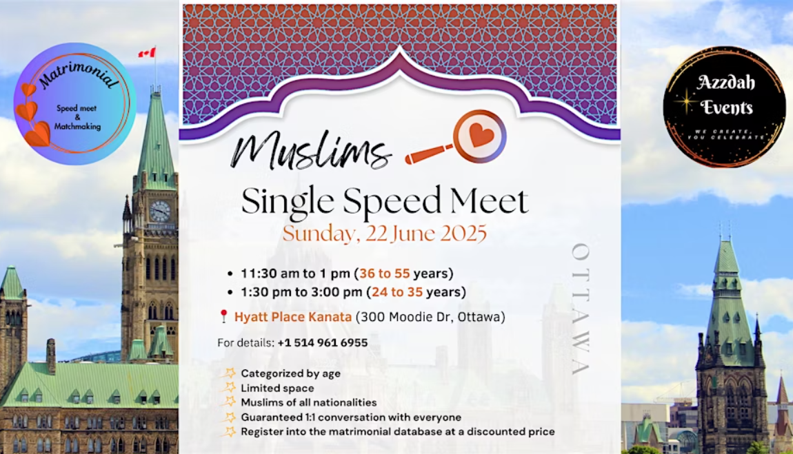 Muslims Speed Meet in Ottawa