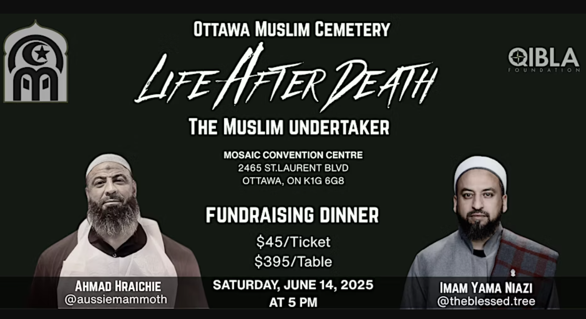 Ottawa Muslim Cemetery Life After Death Fundraising Dinner