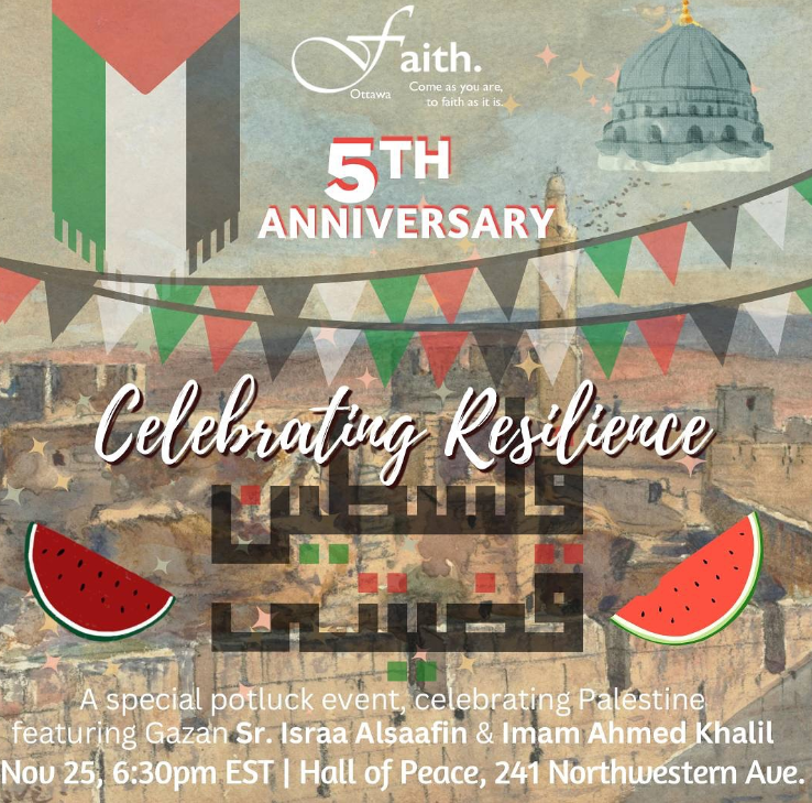 Faith Ottawa Celebrating Palestinian Resilience Potluck