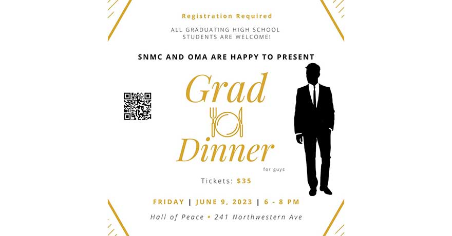 Gentelmen's Grad Dinner for Graduating High School Students