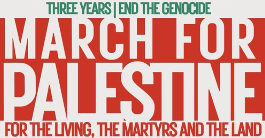 Ottawa March for Palestine Three Years End The Genocide