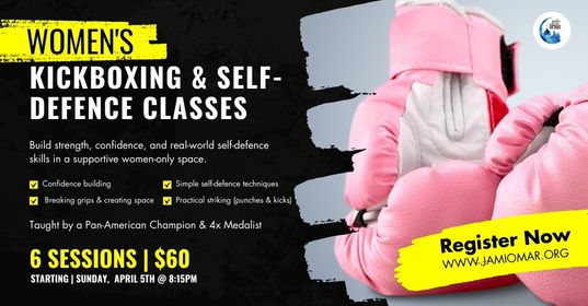Jami Omar Women's Kickboxing & Self-Defence Classes (6 Classes)
