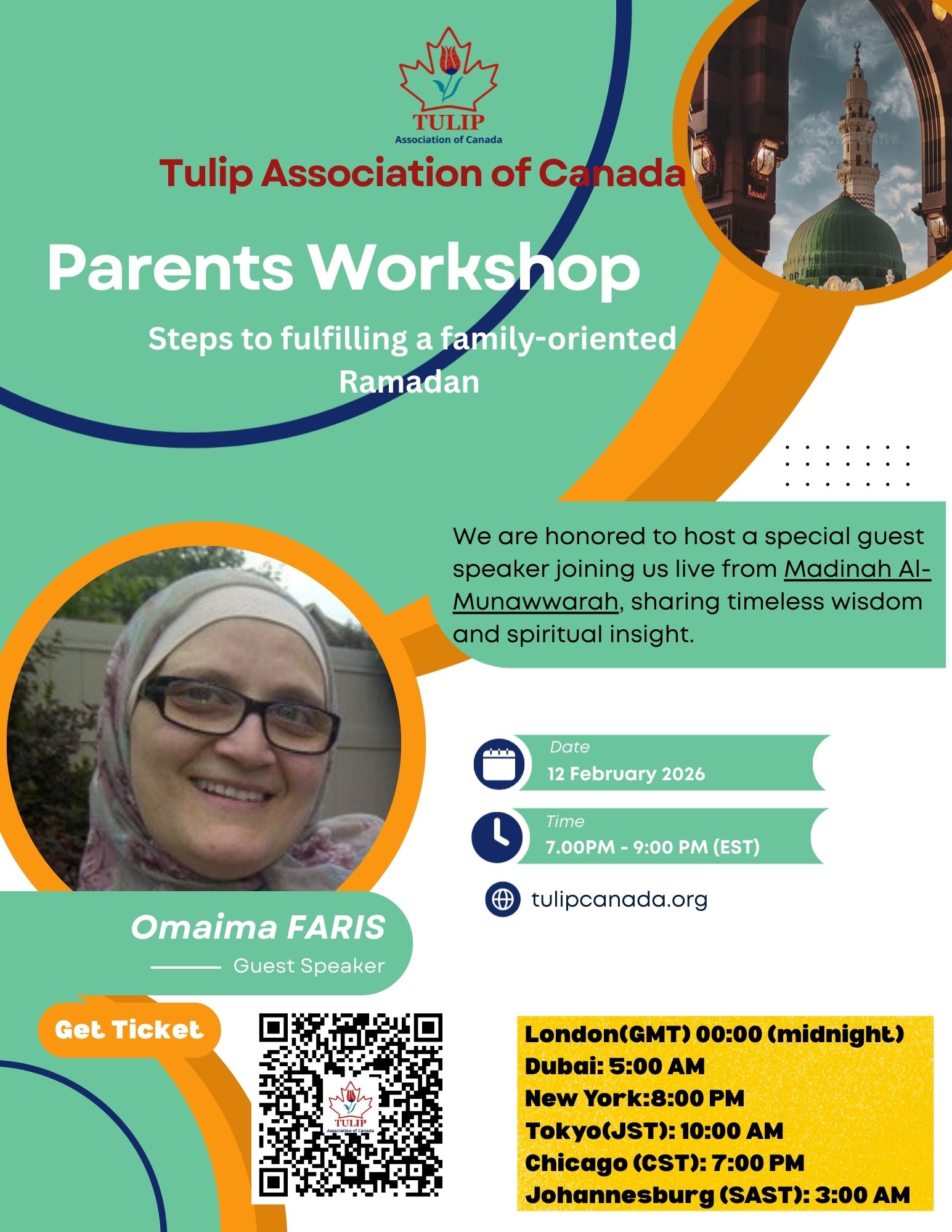 Steps to Fulfilling a Family-Oriented Ramadan For Parents Workshop