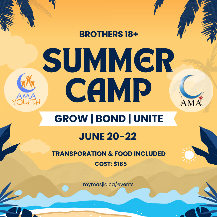 Assunnah Muslim Association Brothers Summer Camp 18+