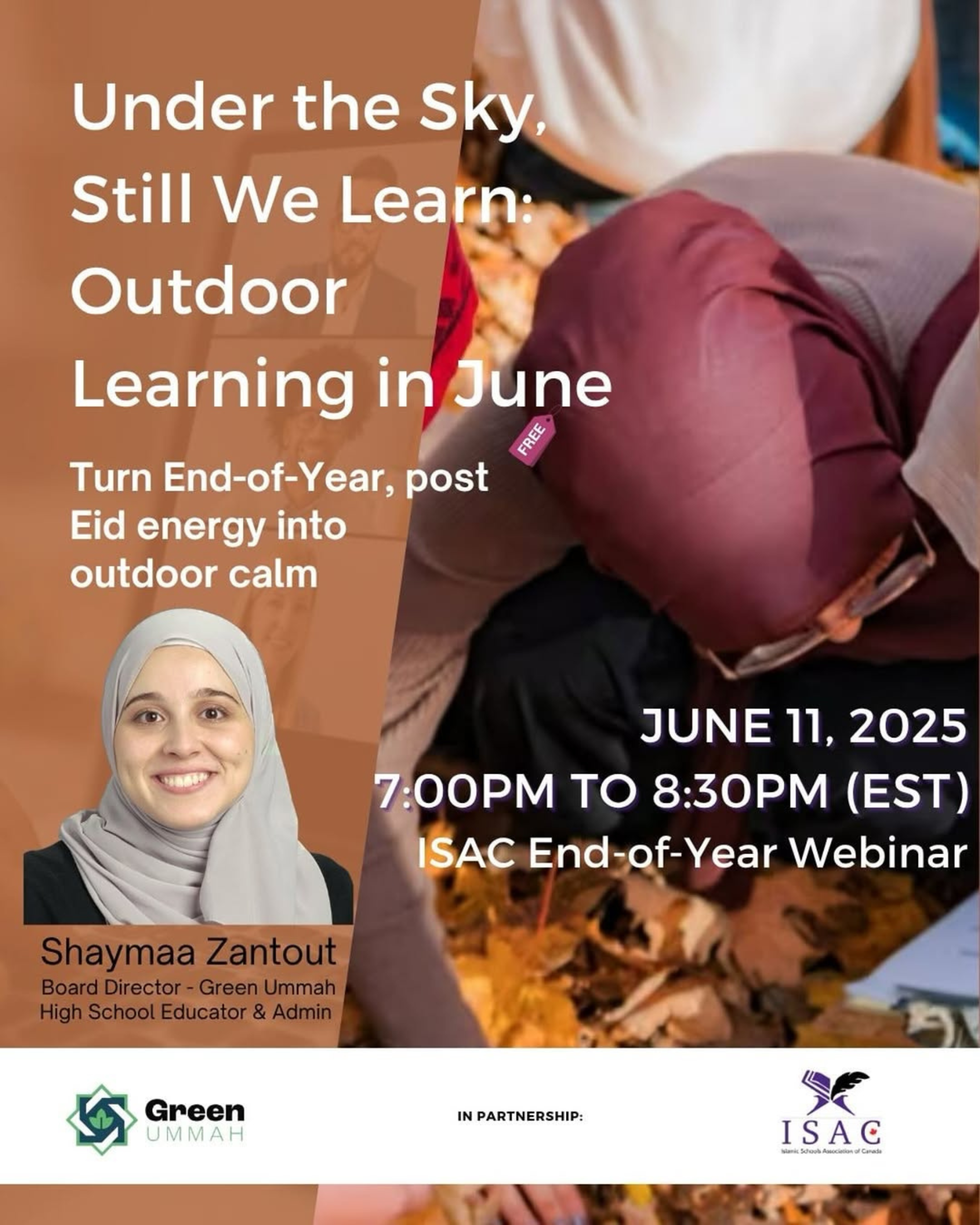 ISAC Under the Sky, Still We Learn: Outdoor Learning with Green Ummah