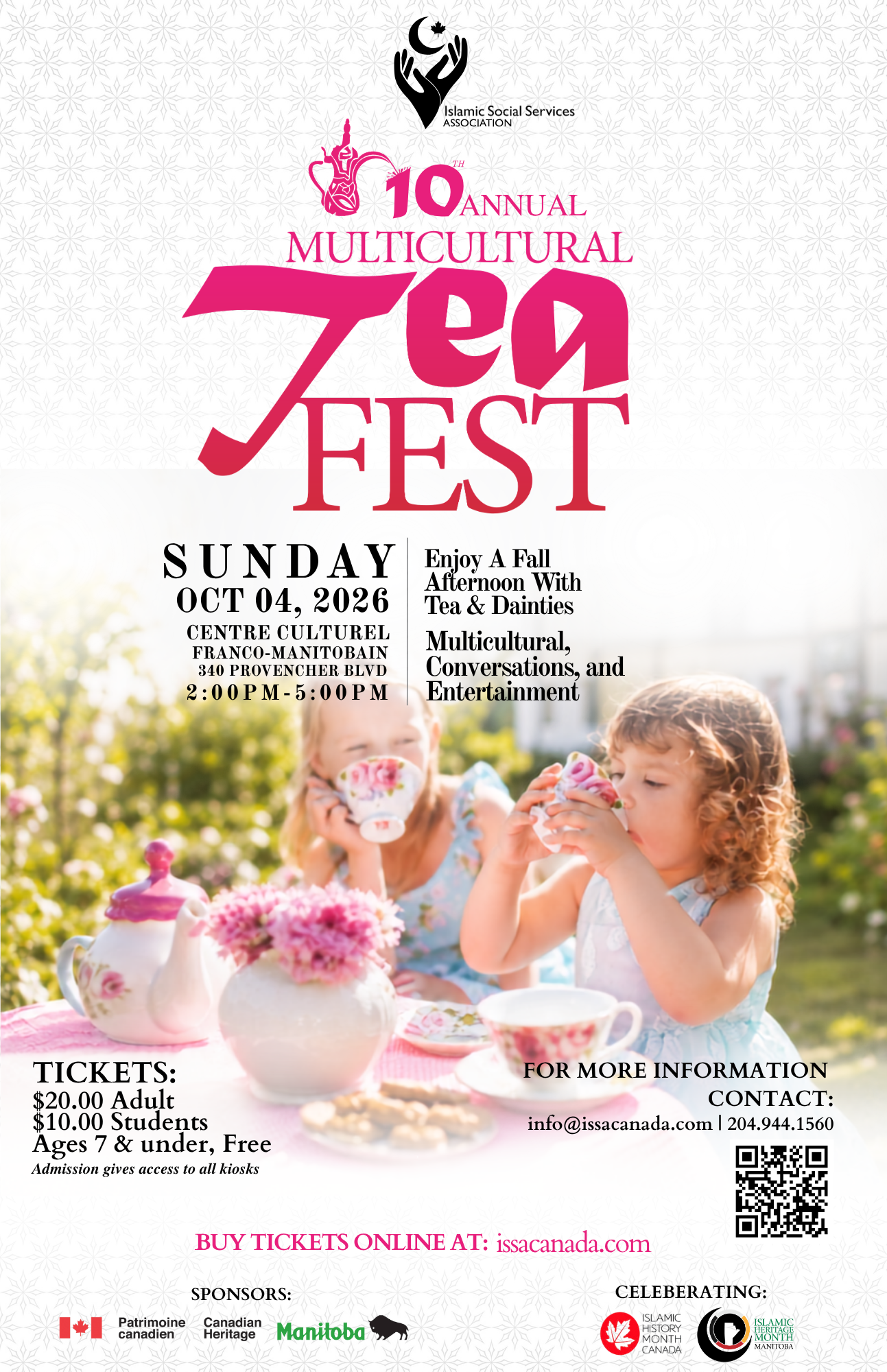 Islamic Social Services Association, Inc (ISSA) Canada 10th Annual Multicultural Teafest