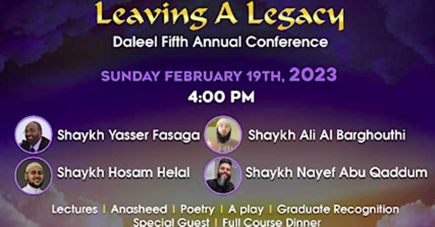 Daleel Islamic Association Leaving a Legacy with Sh.Yasser Fasaga