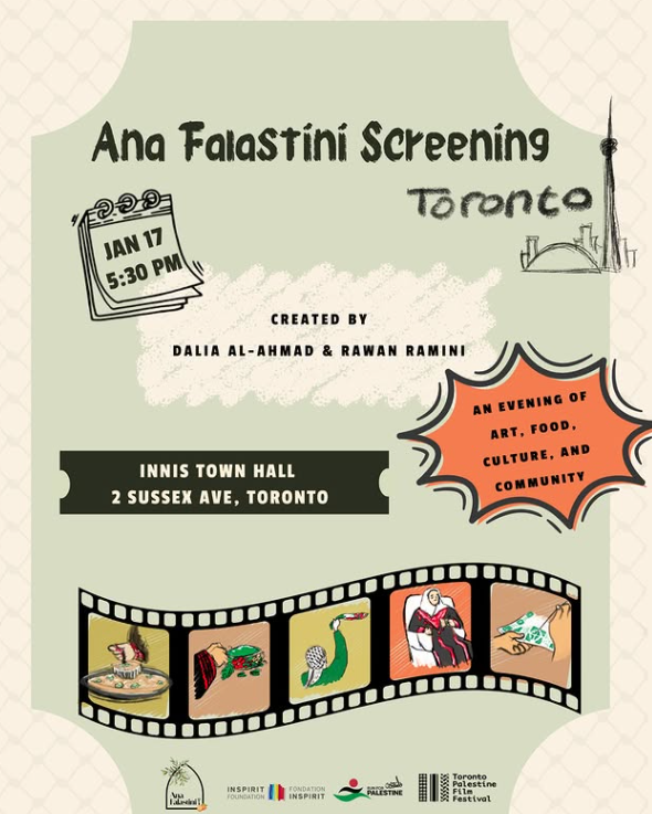 Ana Falastini Documentary Canada Tour Toronto