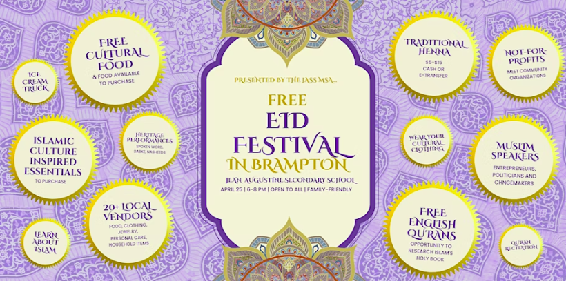 Brampton's Free Community Eid Festival 2023