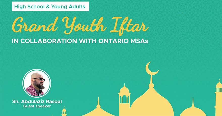 Misk Islamic Society of Canada Grand Youth Iftar High School & Young Adults