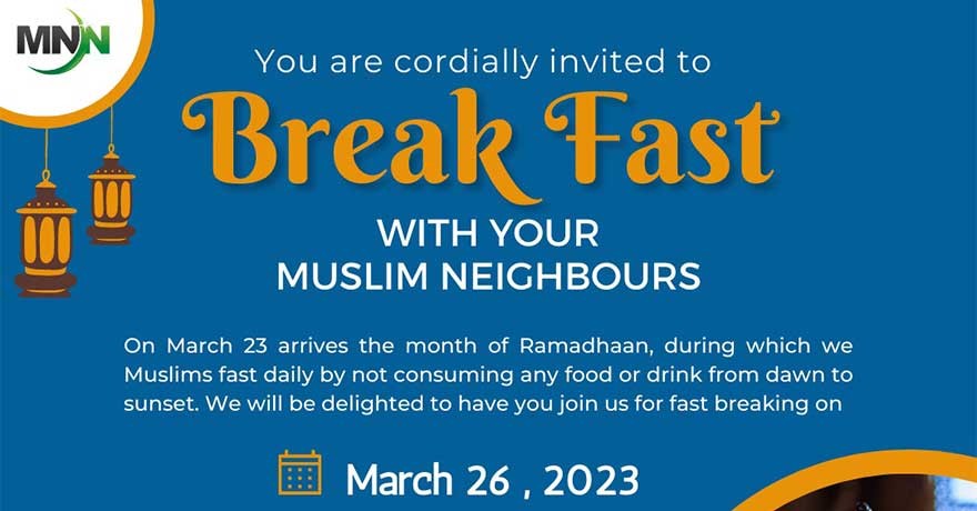 Breaking Fast with Muslim Neighbours