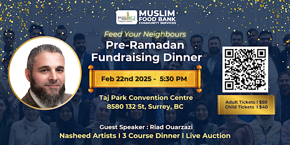 Muslim Food Bank Pre-Ramadan Fundraising Dinner 