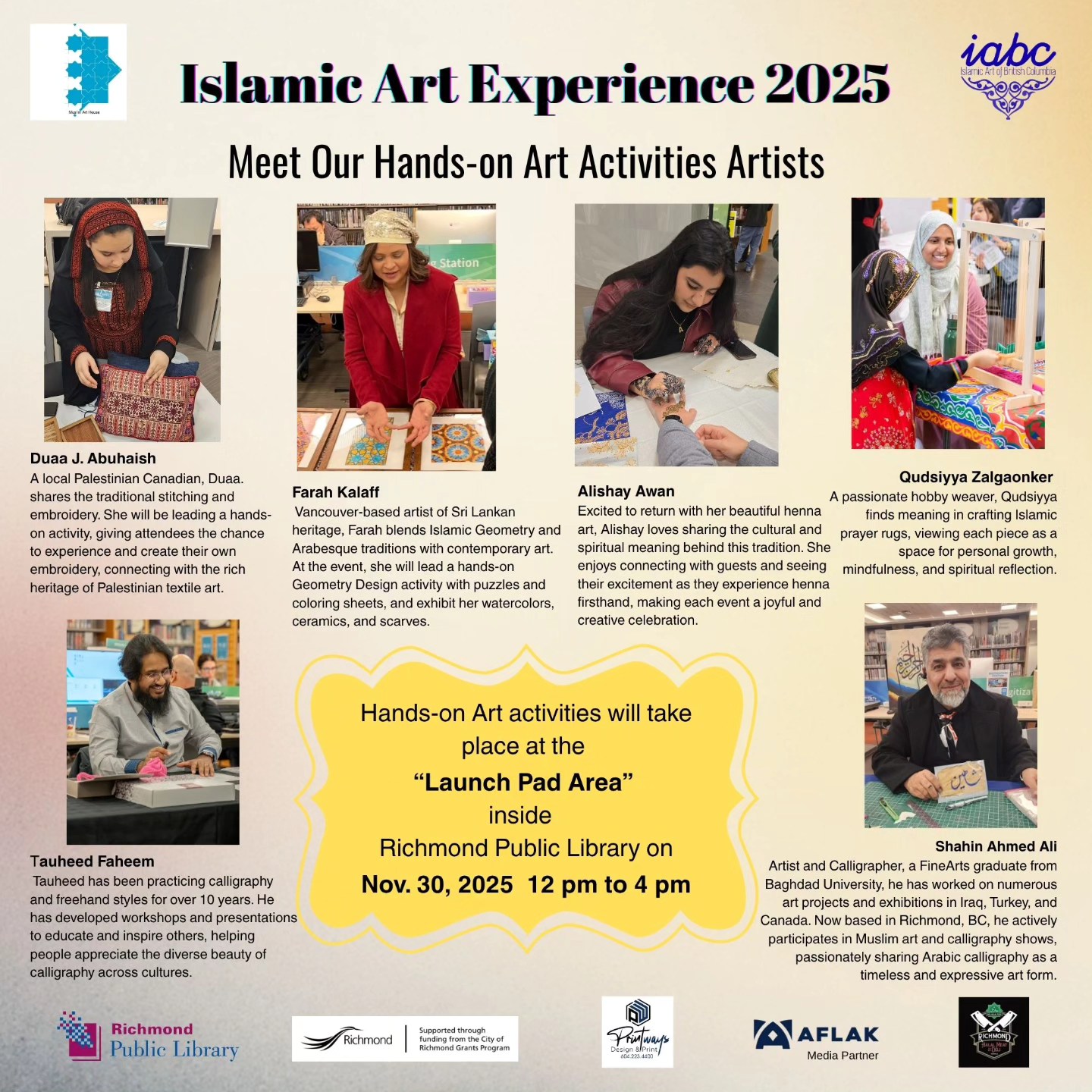 BC Islamic Art Exhibition