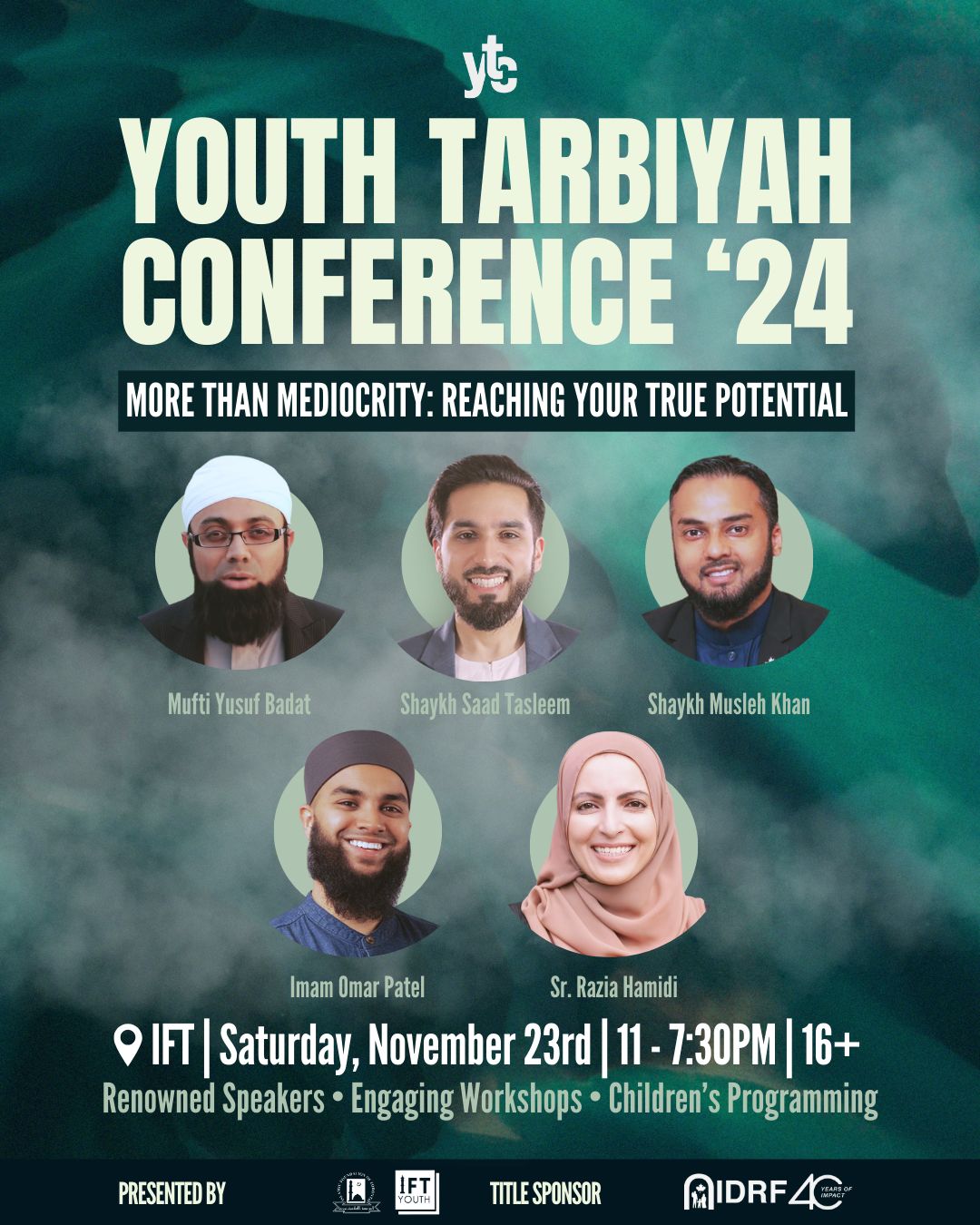 Youth Tarbiyah Conference 2024: More Than Mediocrity Reaching Your True Potential