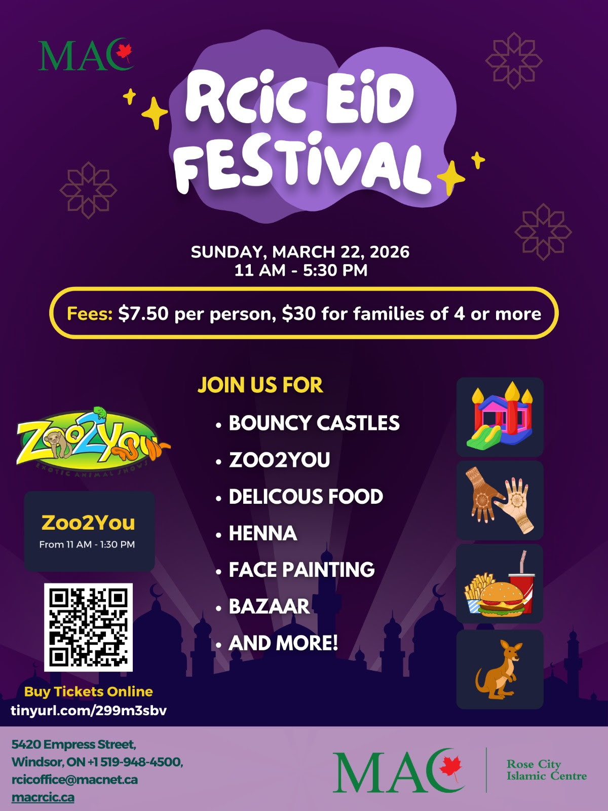 RCIC Windsor Eid al-Fitr Festival 2026