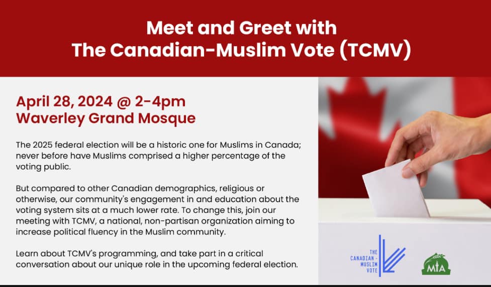 Meet and Greet with The Canadian Muslim Vote