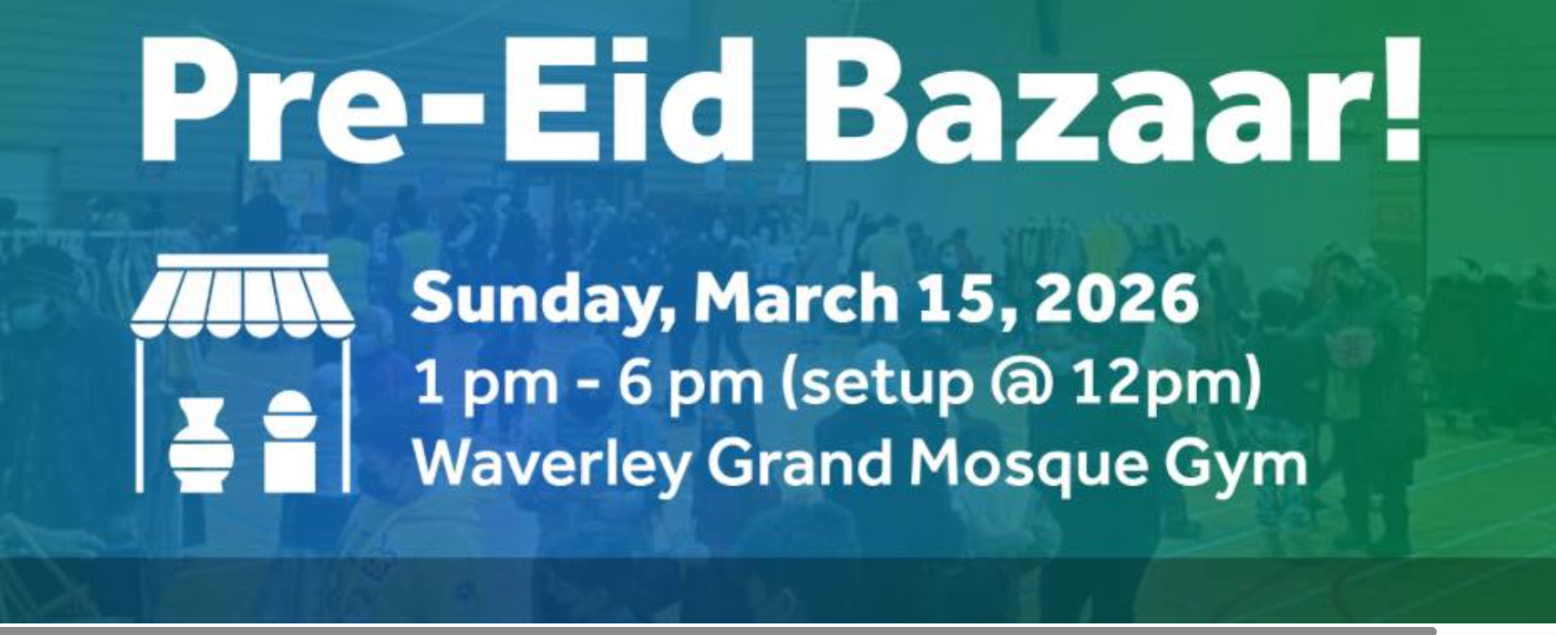 Manitoba Islamic Association Pre-Eid Bazaar