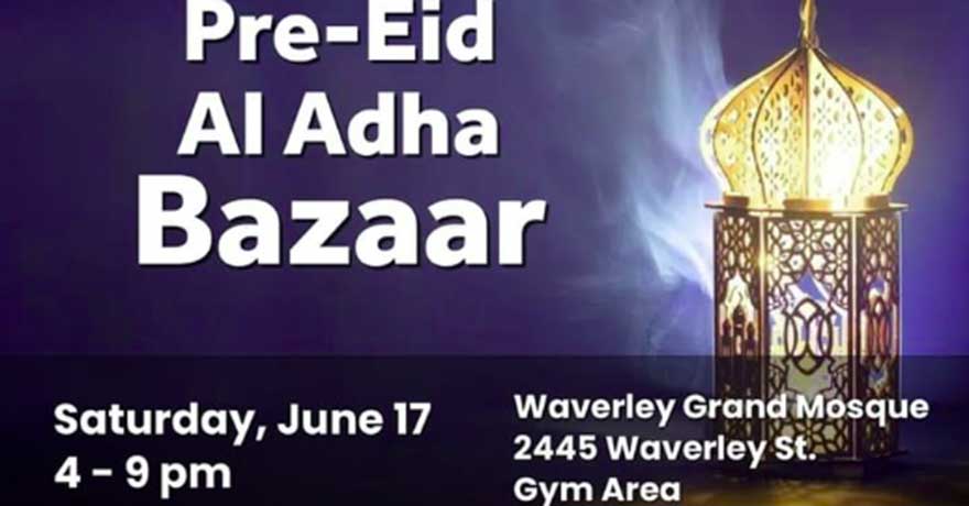 Manitoba Islamic Association (MIA) Pre Eid Al Adha Bazaar