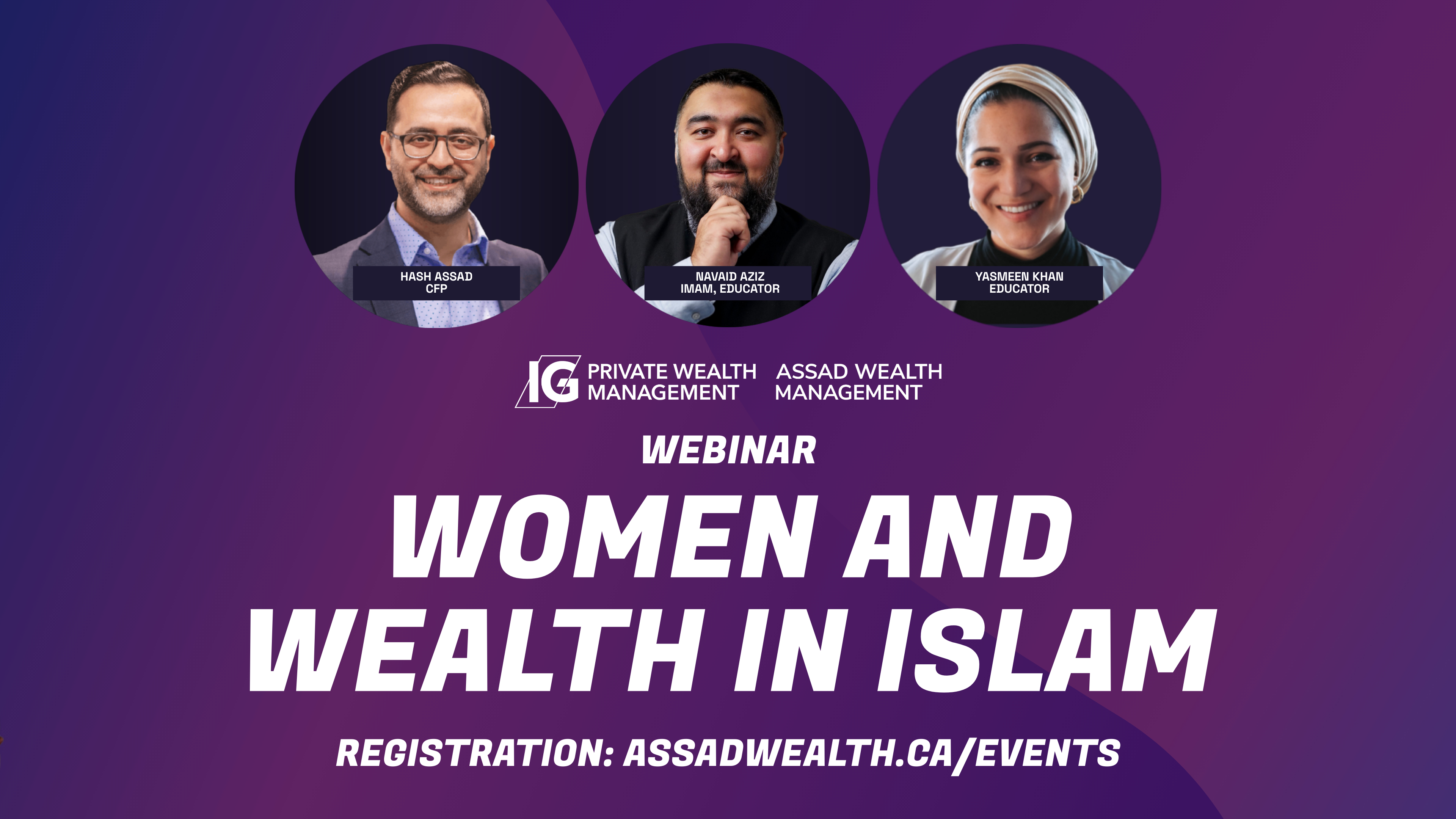 Women and Wealth in Islam Webinar