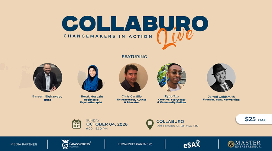 Collabüro Live Brings Ottawa Changemakers Together Across Business, Creativity, Mental Health and Community Service