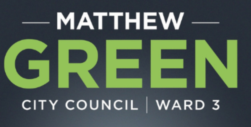 Matthew Green, City Councillor for Ward 3