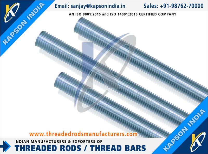 Threaded Rods & Bars, Hex Bolts, Hex Nuts Fasteners manufactures exporters India threadedrodsmanufacturers.com +91-9876270000