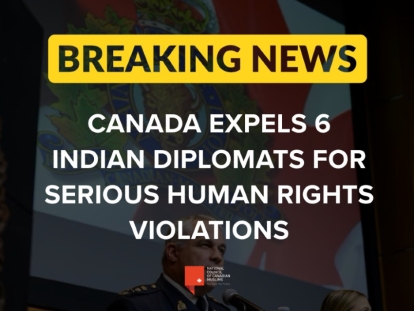 Canada Expels Six Indian Diplomats For Serious Human Rights Violations