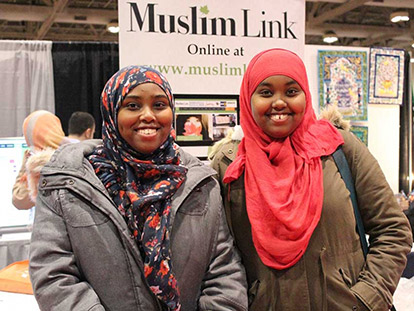 Asiya Ismail &amp; friend from Ottawa at the Reviving the Islamic Spirit Conference.