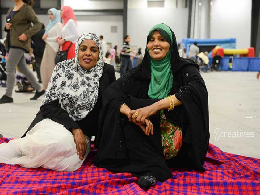 Aisha and Aisha at the MAC Eid Festival