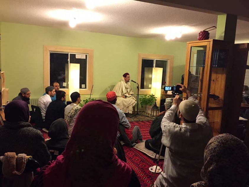 Gathering at Sanad Collective's Masjid Rhoda