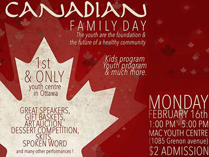 MAC Family Day Will Celebrate Youth and Canadian Identity