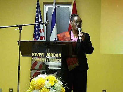 Ms. Lillian C. Sambu from the Kenyan High Commission at Ottawa Memorial