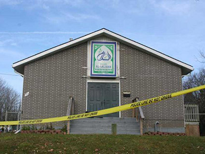 The only mosque in Peterborough, Ontario