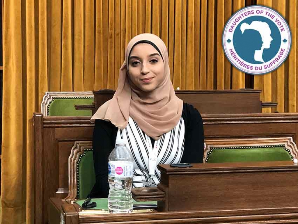 Muslimahs on Parliament Hill: Amira Shousha from Edmonton West, Alberta